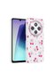 Xiaomi Redmi 14C 4g Case Floral and Bow Pattern with Camera Raised Tkng Premium