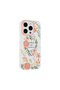 iPhone 16 Pro Case with Floral and Bow Pattern, Camera Raised, Premium - 2