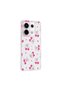 Xiaomi Redmi Note 13 Pro 5g Case Floral and Bow Pattern with Camera Raised Brsa Premium - 5
