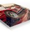 Red Vintage Sports Car Metal Wall Art - 2