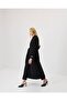 Belted Double-Breasted Cashmere Coat Black - 2