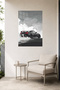 Gray Performance Car Smoke Metal Wall Art - 5