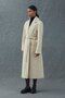    Beige Belted Midi Coat - 4