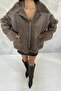 Anthracite Fur Coat - 4