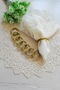 Gold Glitter Velvet 6-Piece Napkin Ring Ring