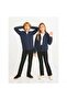 Girl's Winter 3-Strand Hooded School Jacket with Pockets Cardigan - 2