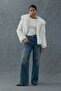 Ecru Fur Short Coat - 5