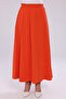 Double Pocket Elastic Waist Poplin Skirt - 4