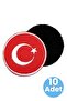 Turkish Flag Embroidery Emblem 7 cm 10 Pieces