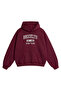 Unisex Men'S/Women's Brooklyn Printed Oversize Cotton Hooded Sweatshirt