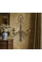 Brass Casting Double Wall Candle Holder Candle Wall Accessory Wall Decoration Home Goods Gift - 2