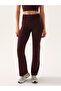 Motion High Waist Flared Leggings Burgundy - 2
