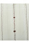 Handmade Tasseled Lace Appliqué Runner, Console, Coffee Table Cover-Natural - 7