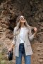 Stone Wool-Effect Blazer - 6