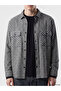 Esvab • Modern & Distinctive Relax Fit Checkered Embroidered Men's Shirt - 3