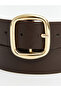 Rmz Gi̇yi̇m Farkiyla Women's Rectangular Buckle Faux Leather Belt - 3