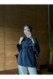 Women's Belted Hijab Shirt with a Cape
