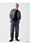 Esvab • Modern & Distinctive Relax Fit Checkered Embroidered Men's Shirt - 2