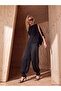 Esvab • Modern & Distinctive Wide Roba Collar Shawl Detailed Modal Blend Blouse - 2