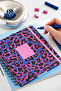 2026-2027 18X20 Spiral Bound Square Weekly Academic Planner - Pink Leopard - 2