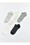 Esvab • Modern & Distinctive Embroidered Women's Booties Socks, Pack of 5