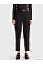 Esvab • Modern & Distinctive Belted Carrot Planting Women's Fabric Trousers - 2