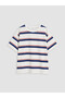 Esvab • Modern & Distinctive Zero Roba Collar Striped Boys' T-Shirt