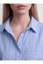 Esvab • Modern & Distinctive Striped Pocketed Loose Fit Women's Shirt - 3