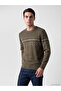Esvab • Modern & Distinctive Zero Roba Collar Embroidered Men's Knitwear Sweater