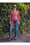 Esvab • Modern & Distinctive Shirt Roba Collar Striped Blouse - 3