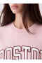 Esvab • Modern & Distinctive Boston Printed Loose Fit Women's Sweatshirt - 3