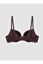 Esvab • Modern & Distinctive Underwire Padded Lace Detailed T-Shirt Bra - 2