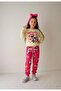 Minnie Mouse Printed Double Layered Girls' Top and Bottom Set - 2