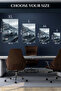 White Porsche 911 Mountain Motion Metal Wall Art - 6