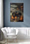 Black Porsche 911 Garage Night Metal Wall Art - 5