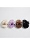 Gold Polka Dot Plush Home Slippers with Bow - 3