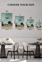Retro White Classic Car UFO Metal Wall Art - 6