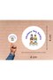 Welcome to School Sticker Back to School Round Matte Sticker 4 cm (45 Pieces)