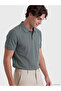 Esvab • Modern & Distinctive Devrik Roba Collar Striped Men's T-Shirt - 2