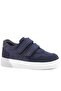 Rakerplus 3751-Lls Navy Blue Black 100% Genuine Leather Velcro Boys' Sneaker Casual