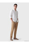 Regular Fit Gabardine Men's Chino Trousers (W6) - 2