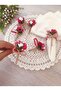 Fuchsia Flower Bunch 6-Piece Napkin Ring - 2