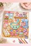 Kawaii Little Life – Tiny Happinesses Coloring Book/Kawaii Cozy Bold & Easy/Easy Coloring with Thick Lines - 3