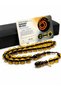 Cevher Faturan Signed Clasp Amber Prayer Beads 10 mm Sphere Cut Certified Systematic Set with Lighted Box Premium - 2