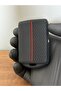 For Volvo Xc90 Xc40 Xc70 S60 S80 S90 C30 V70 V90 4-Button Honeycomb Pattern Key Fob Protection Case Black Red - 4