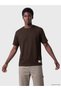 Vizyon New Season Brown Loose Fit Soft Touch Men's T-Shirt