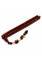 Cevher Faturan Signed Clasp Amber Prayer Beads 11X9 mm Cut and Polished Certified Systematic Set with Lighted Box Premium - 3