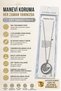 Silver Color 3 cm Double Sided Vav Evil Eye Verse & Elif Vav Stainless Steel Necklace – 60 cm Thin Accordion Ghost Chain - 6