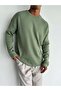 Men's Premium Drop Shoulder Ribbed Knit Sweater - Crew Neck Relaxed Fit Vertical Striped Knit Sweater - 3