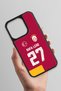 Rafael Leão Partial Jersey iPhone 15 Pro Case (Glass) - Licensed Original - 3